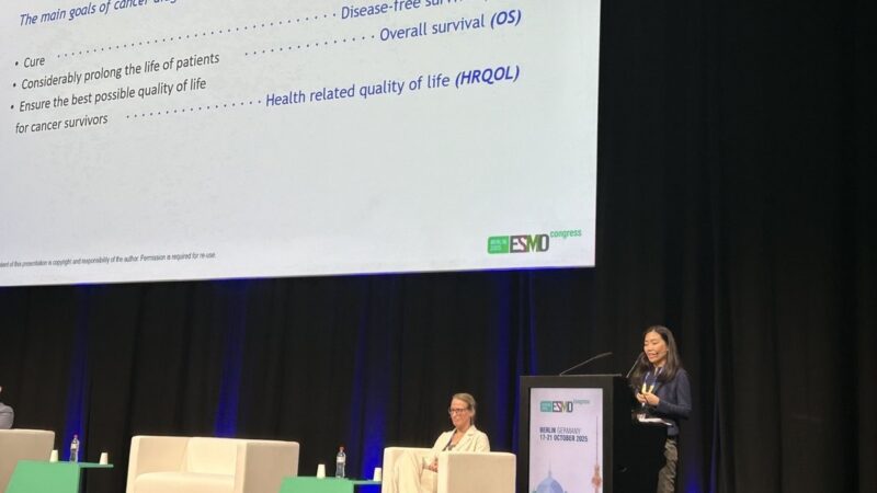 Congratulations to Madeline Pe for her Fantastic Presentation at ESMO25 – EORTC