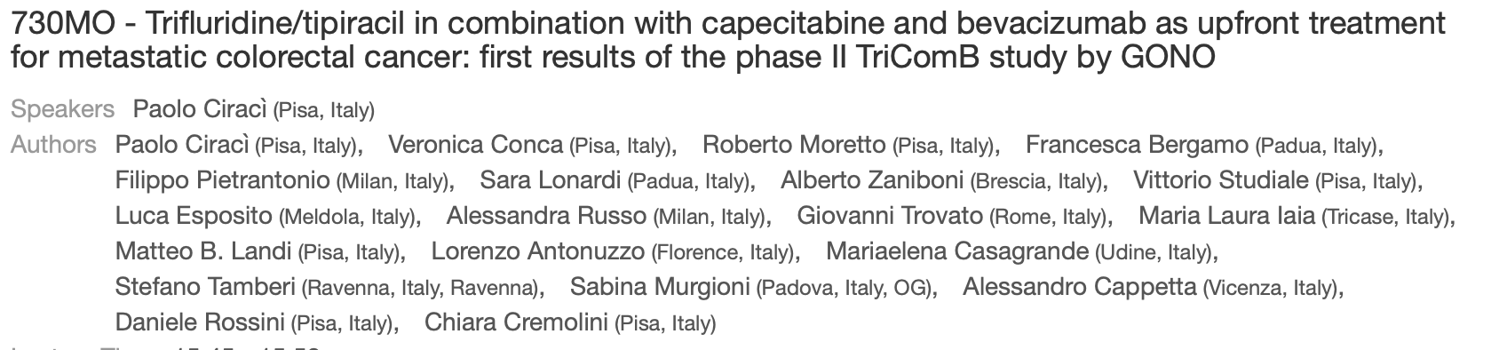 TRICOMB Study Evaluates Trifluridine Tipiracil Plus Capecitabine and Bevacizumab in Metastatic Colorectal Cancer