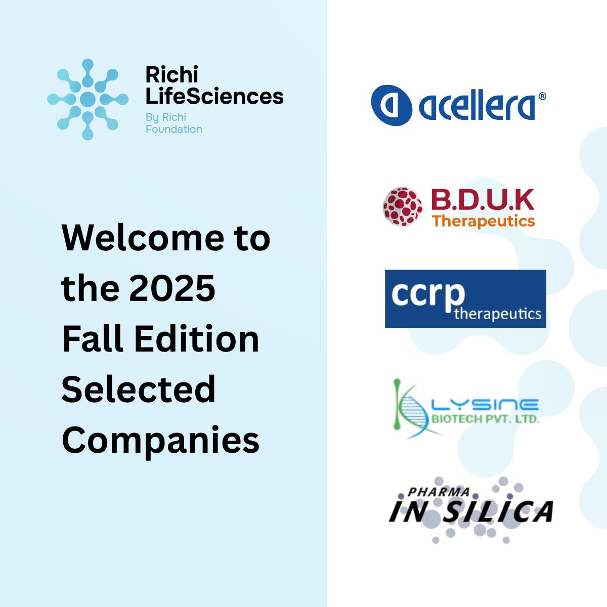 Meet the Brilliant Companies Ready to Accelerate Their Growth in the US Market - Richi LifeSciences