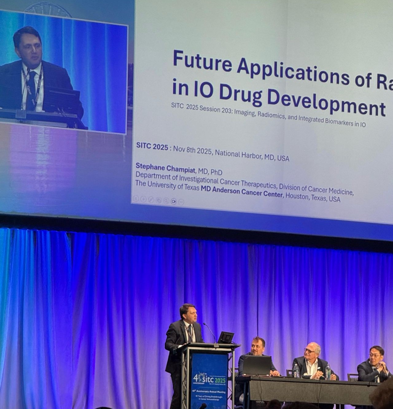 Stéphane Champiat: The Evolving Role of Radiomics in Immunotherapy Drug Development at SITC 2025 2 Stéphane Champiat: The Evolving Role of Radiomics in Immunotherapy Drug Development at SITC 2025
