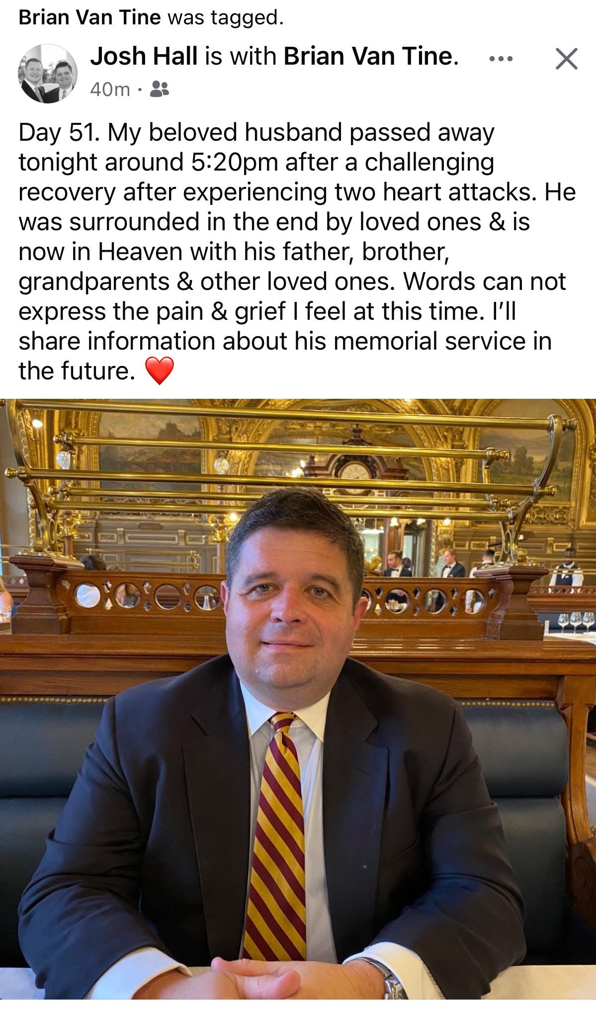 Yan Leyfman: Remembering Brian Van Tine - A Brilliant Mind and a Kind Soul in Oncology