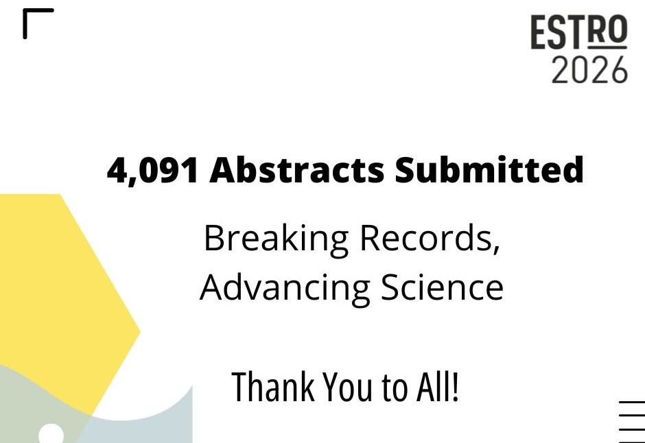 ESTRO 2026 Abstracts Hit an Unprecedented Record 2 ESTRO 2026 Abstracts Hit an Unprecedented Record