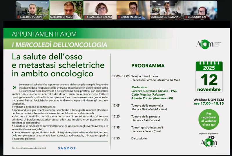 Alberto Puccini: Addressing Bone Health in Cancer Care - AIOM Webinar Recap 2 Alberto Puccini: Addressing Bone Health in Cancer Care - AIOM Webinar Recap