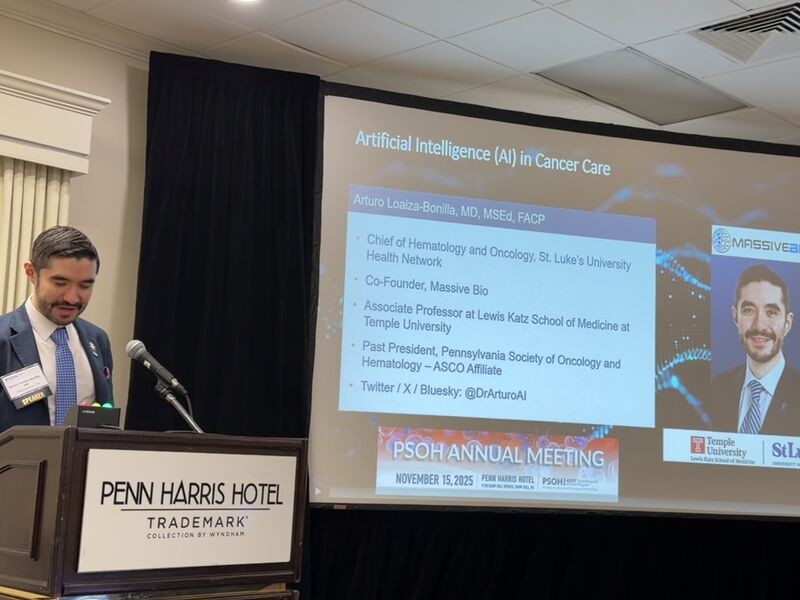Arturo LoAIza-Bonilla: Speaking About AI in Cancer Care at the PSOH Annual Meeting 2 Arturo LoAIza-Bonilla: Speaking About AI in Cancer Care at the PSOH Annual Meeting