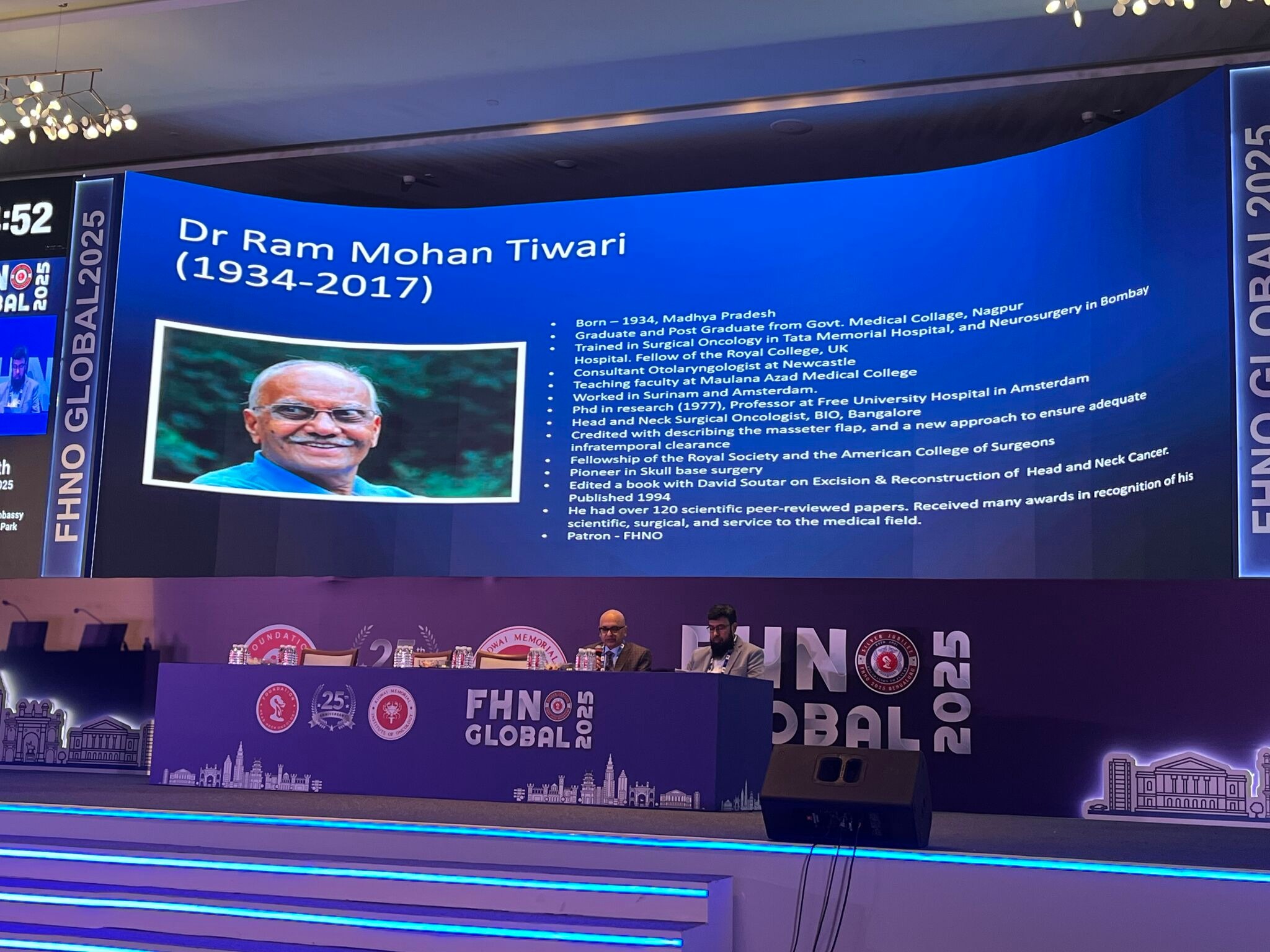 Kevin Harrington: Honoured to Give the R.M. Tiwari Oration at FHNO meeting