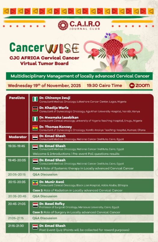 Chinenye Iwuji: Thrilled to Join the CancerWISE Africa Tumor Board on Cervical Cancer Care 2 Chinenye Iwuji: Thrilled to Join the CancerWISE Africa Tumor Board on Cervical Cancer Care