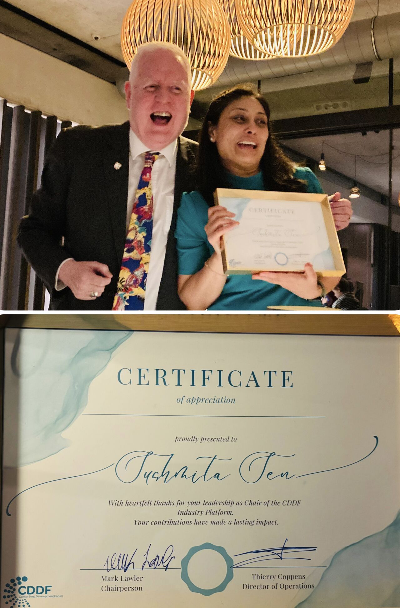 Sushmita Sen: Grateful for Recognition in Advancing Cancer Care at CDDF