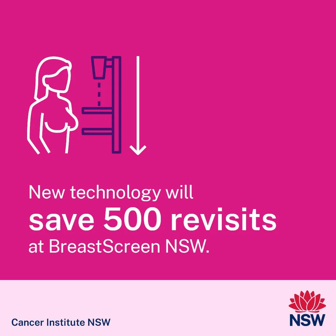 Tracey O'Brien: BreastScreen NSW Expands Machine Reading Technology for First-Time Screeners in NSW 2 BreastScreen NSW