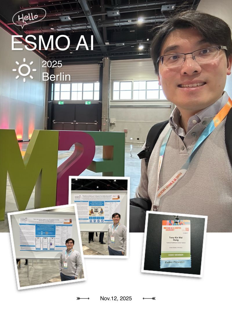 Tony Hung: Reflections from ESMO AI and Digital Oncology 2025 - OncoDaily