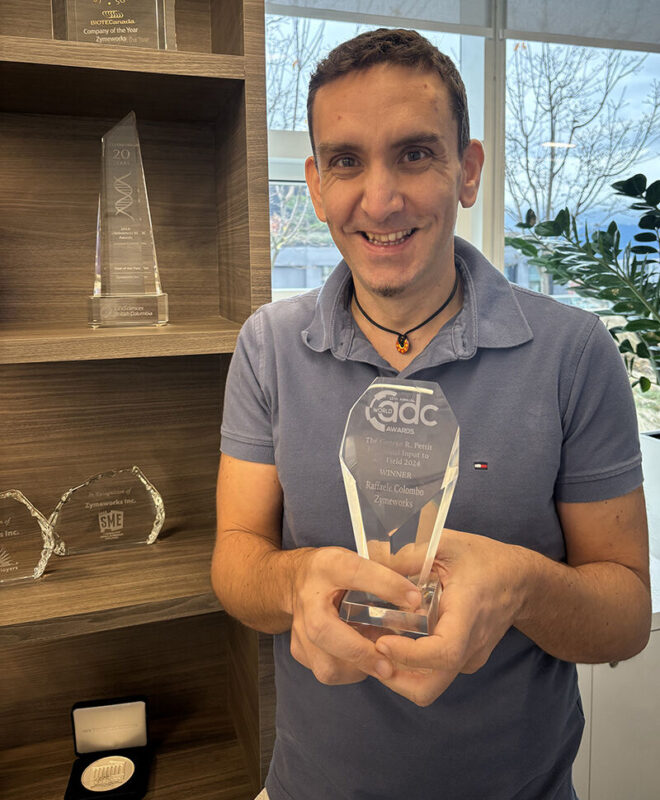 Raffaele Colombo Recieves the 2024 George R. Pettit Individual Input to the Field Award - Zymeworks Inc.
