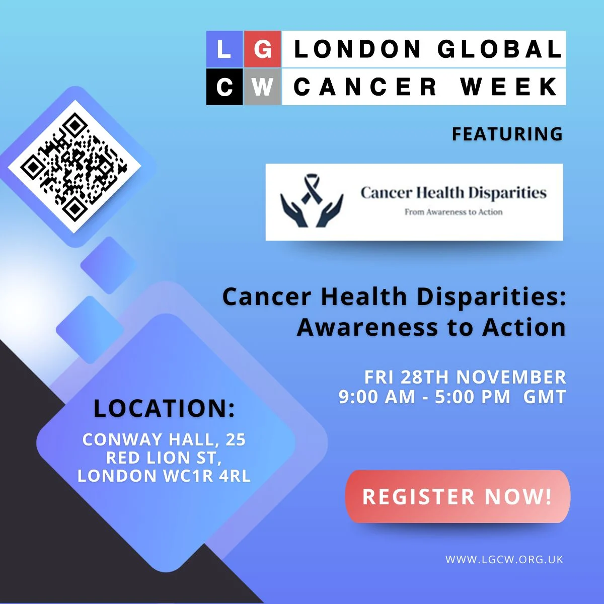 Tackling Inequities in Cancer Care and Outcomes - London Global Cancer Week