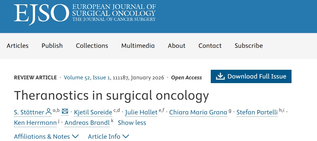 Andreas Brandl: Theranostics in Surgical Oncology