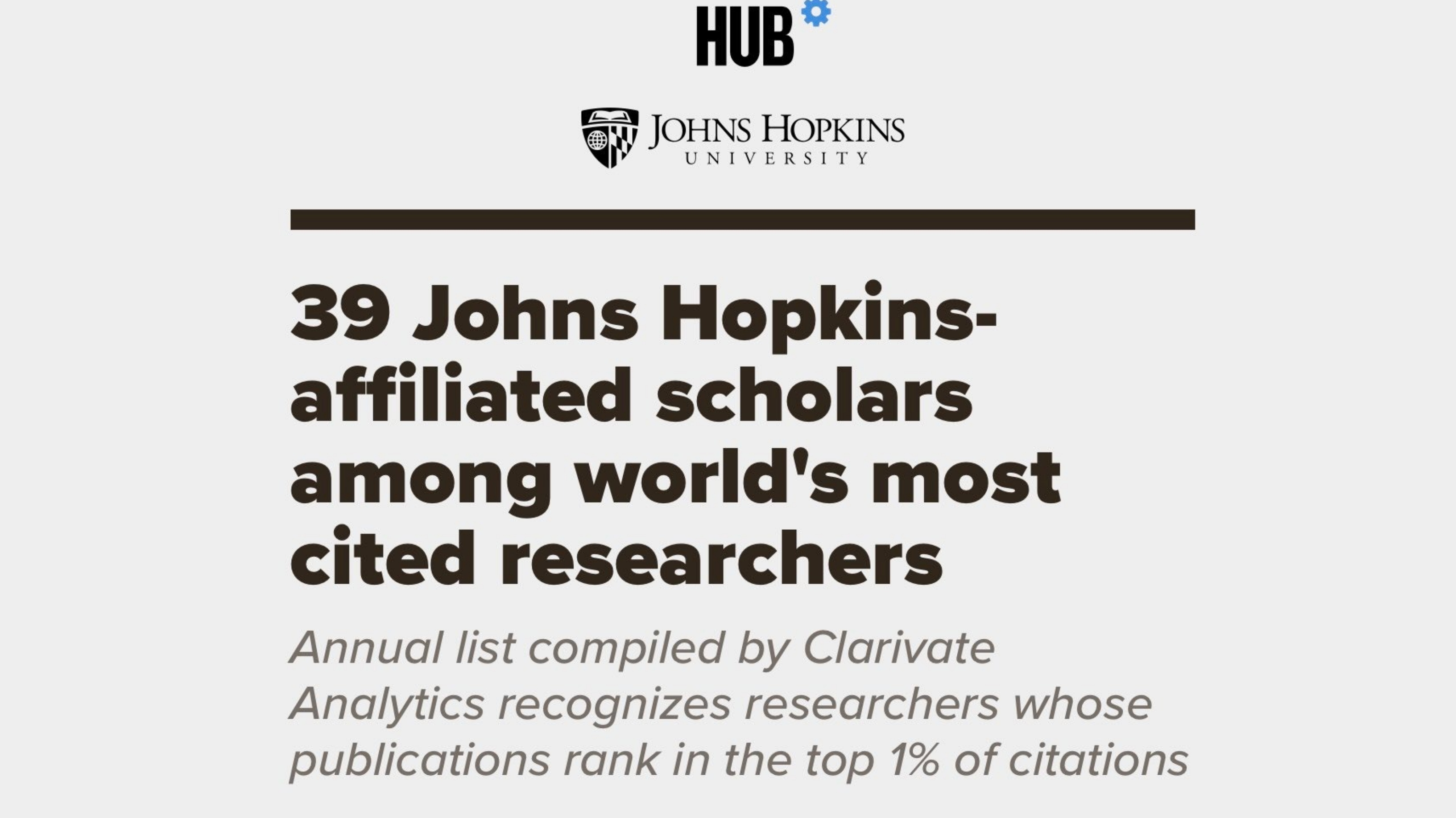 Patrick Forde: Jarushka Naidoo Among World's Most Cited Researchers