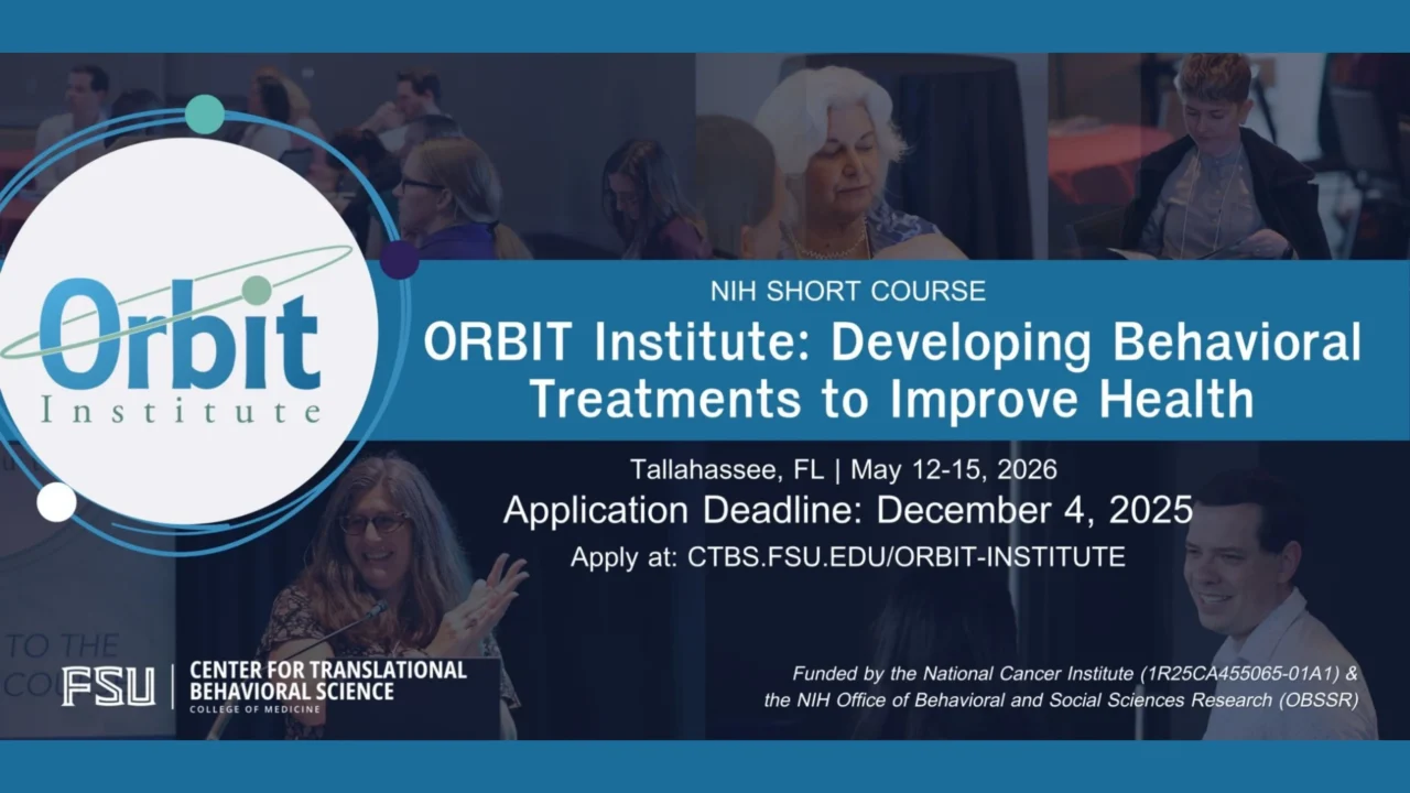 ORBIT Institute 2026 Application Portal Now Open – NCI DCCPS