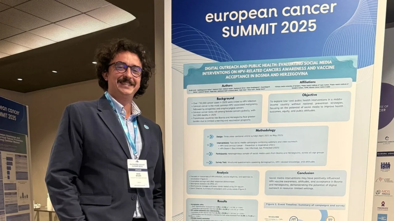 Amil Družić: Honored to Present on HPV Awareness and Vaccination at European Cancer Summit 2025