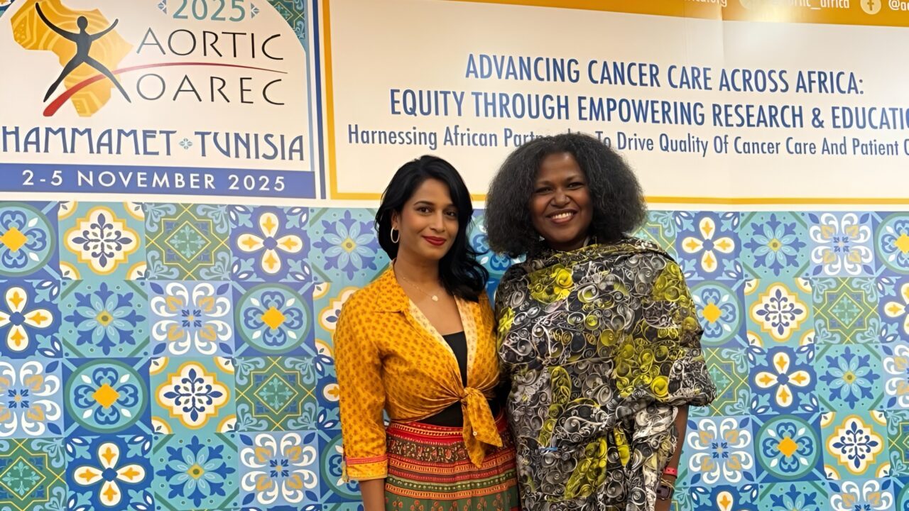 Nirmala Bhoo Pathy: Launch of the Lancet Oncology Commission Report at AORTIC With Nazik Hammad