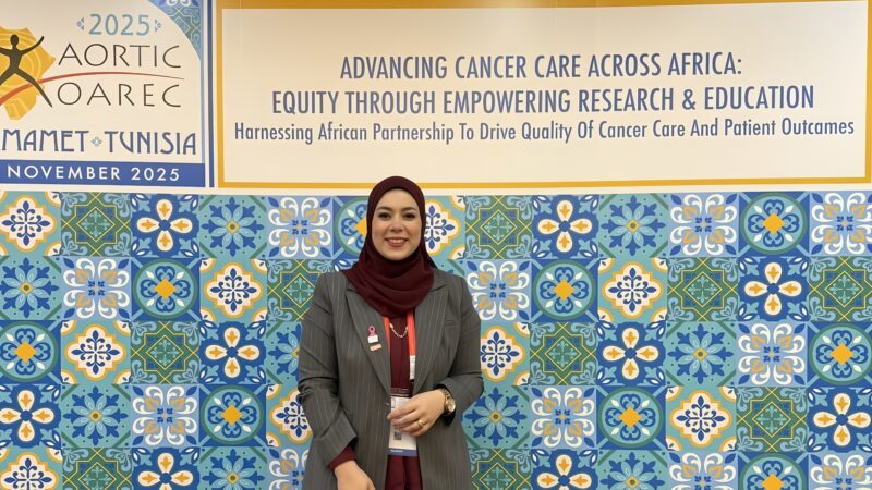Yomna Omara: Representing Baheya Foundation at AORTIC 2025 in Tunisia