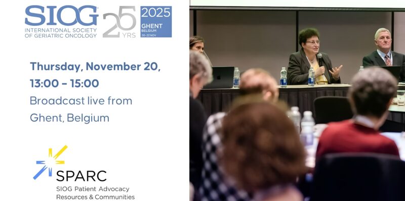 SIOG Launches SPARC 2025 for Older Adult Engagement in Cancer Research