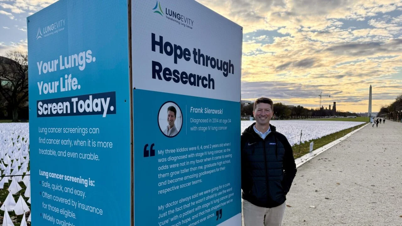 Frank Sierawski: Honoring Lives Lost to Lung Cancer with LUNGevity Foundation