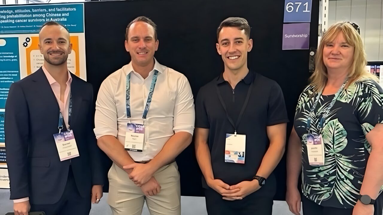 Nicolas Hart: UTS Faculty of Health Cancer Survivorship Team at the COSAIPOS 2025