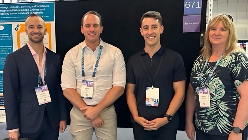 Nicolas Hart: UTS Faculty of Health Cancer Survivorship Team at the COSAIPOS 2025
