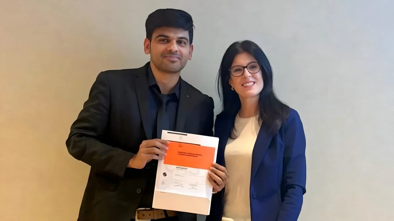 Akhil Santhosh Has Obtained a New Certification from European School of Oncology