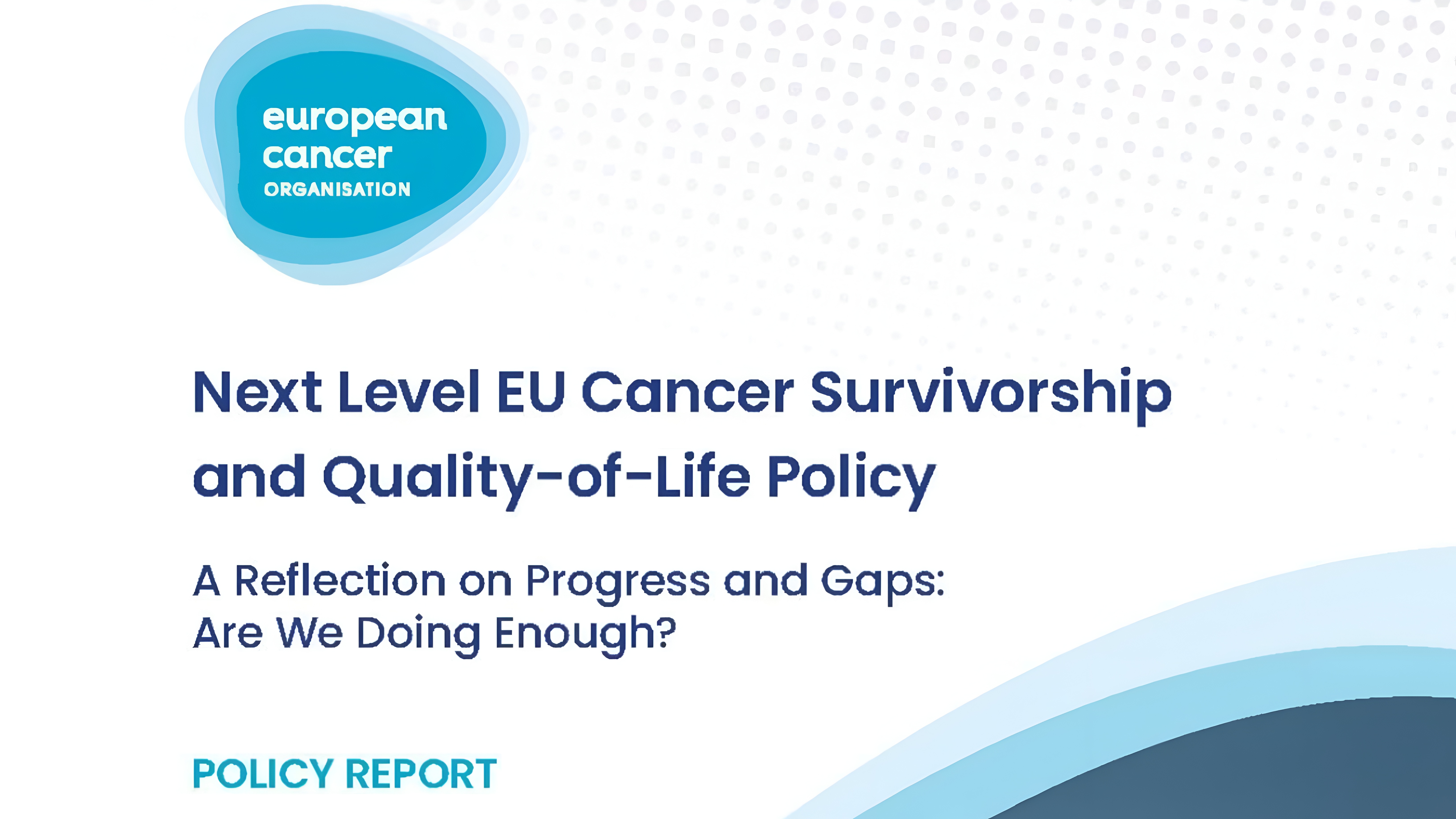 Dégi László Csaba: Putting Survivorship at the Centre of Europe’s Cancer Policies