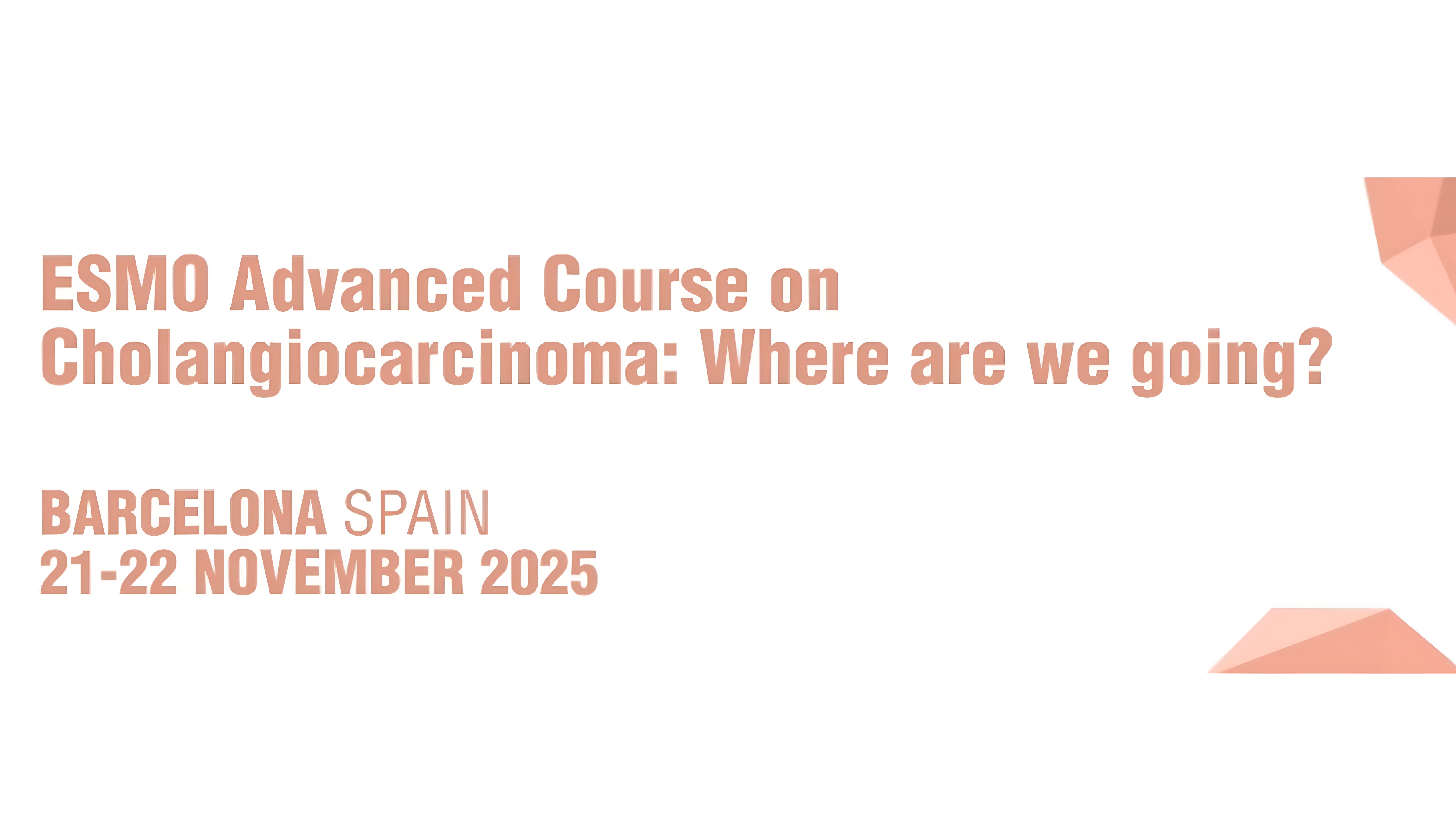 ESMO Advanced Course