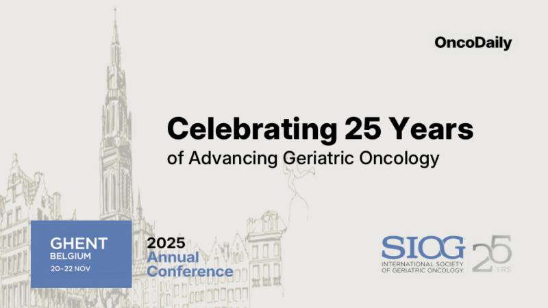 SIOG 2025: Celebrating 25 Years of Advancing Geriatric Oncology