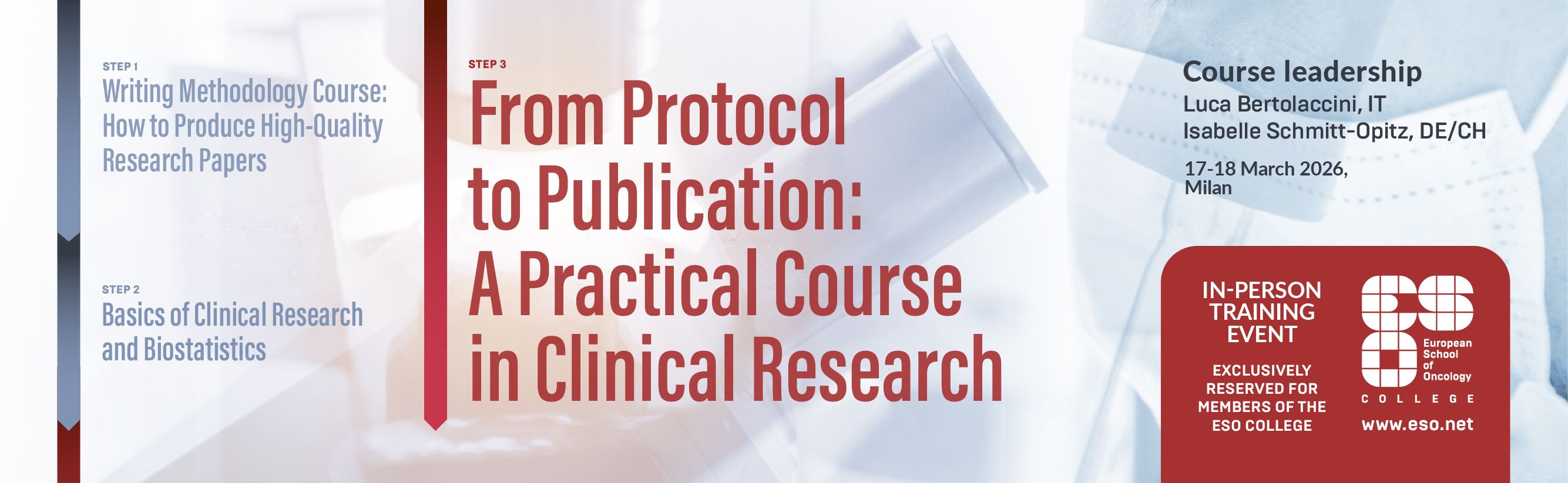 From Protocol to Publication: A Practical Course in Clinical Research - European School of Oncology