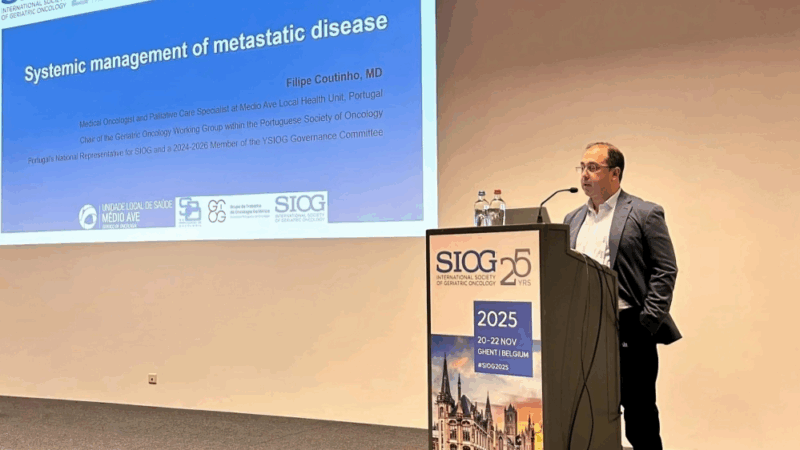 Filipe Coutinho: Presenting on Systemic Management of Metastatic Colorectal Cancer at SIOG 2025