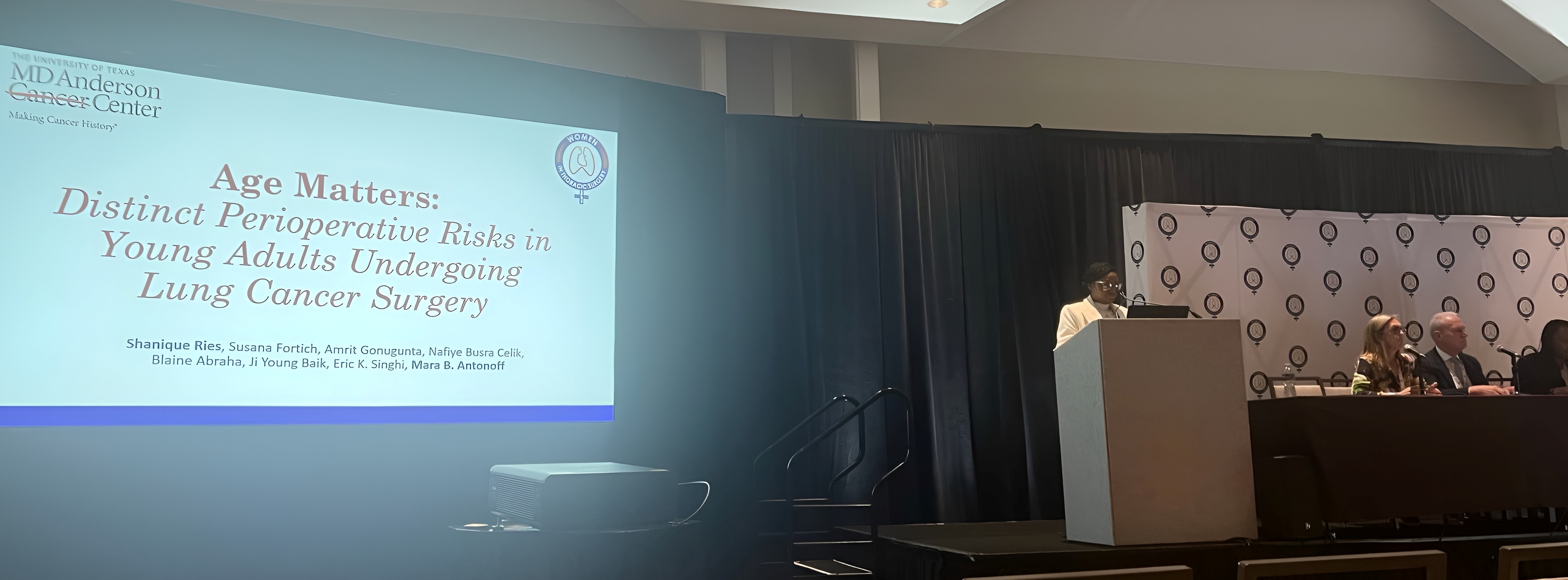 Gavitt Woodard: Excellent Presentation by Shanique Ries on Young Lung Cancer Surgical Outcomes 2 Gavitt Woodard: Excellent Presentation by Shanique Ries on Young Lung Cancer Surgical Outcomes