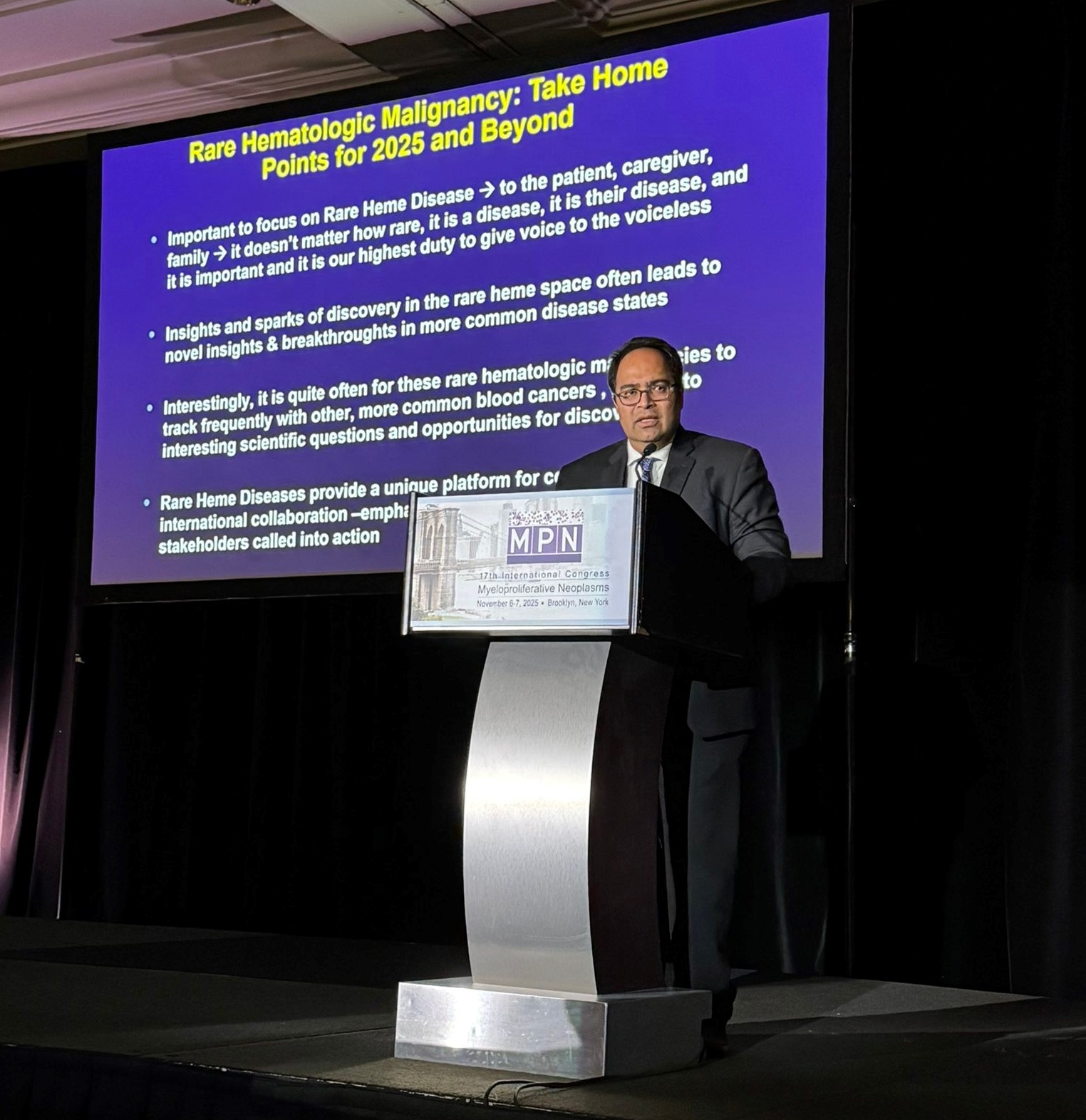 Naveen Pemmaraju: Honored to Co-Chair the 17th International MPN Congress 2 Naveen Pemmaraju: Honored to Co-Chair the 17th International MPN Congress