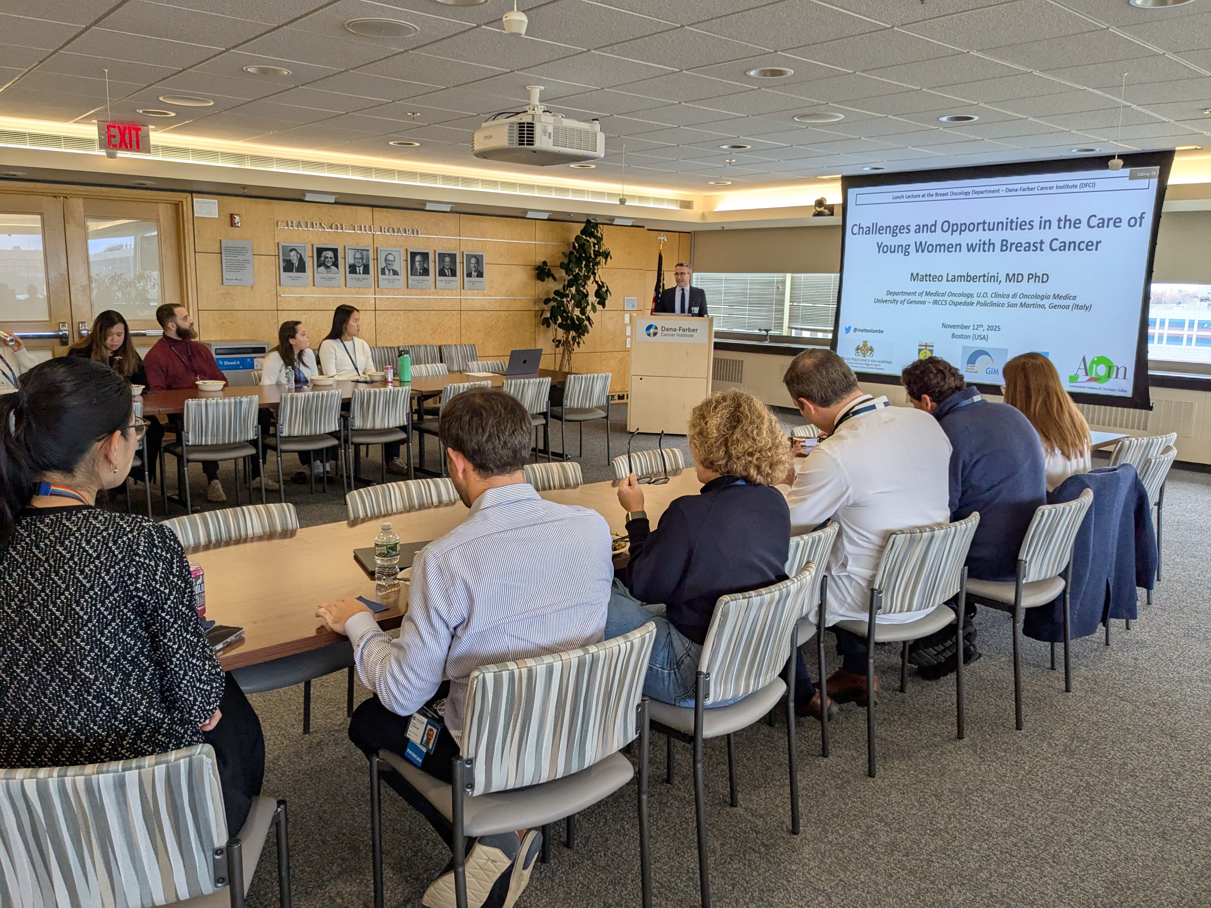 Guilherme Nader Marta: Great talk from Matteo Lambertini at Dana-Farber’s Breast Oncology Center 3 Guilherme Nader Marta: Great talk from Matteo Lambertini at Dana-Farber’s Breast Oncology Center