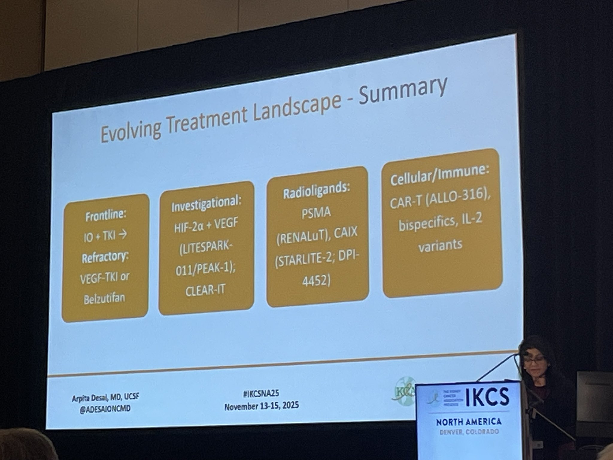 Kelly Fitzgerald: Summarizing Options for IO Resistance in RCC at IKCSNA25 2 Kelly Fitzgerald: Summarizing Options for IO Resistance in RCC at IKCSNA25