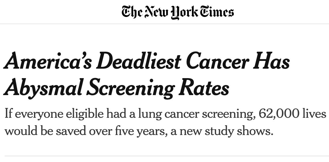 Jeff Yang: Why Lung Cancer Screening Is Still Severely Underused 2 Jeff Yang: Why Lung Cancer Screening Is Still Severely Underused