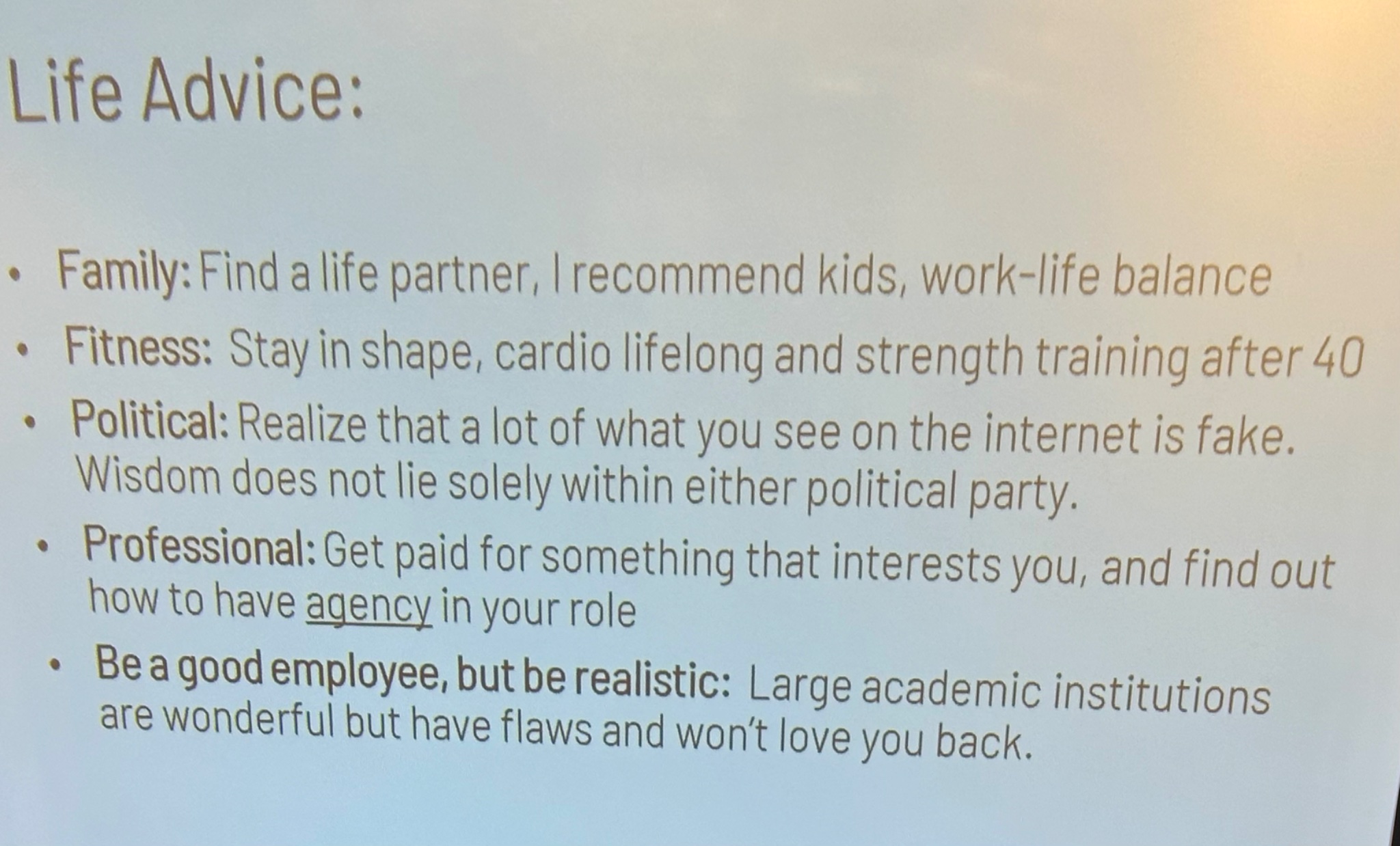 Mina S Sedrak: Fantastic Keynote by ⁦Norman Sharpless at 2025 Beeson Meeting