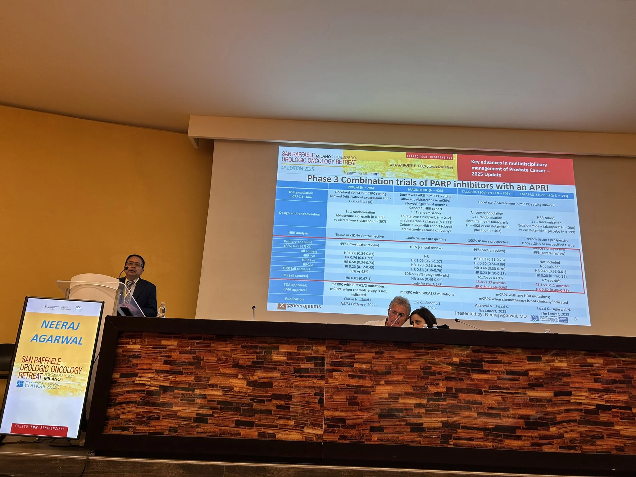 Sumanta Pal: Terrific Prostate Cancer Lectures at the San Raffaele Hospital GU Oncology Retreat 2 Sumanta Pal: Terrific Prostate Cancer Lectures at the San Raffaele Hospital GU Oncology Retreat