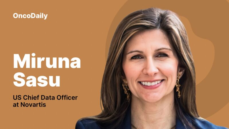 Miruna Sasu was Named US Chief Data Officer at Novartis