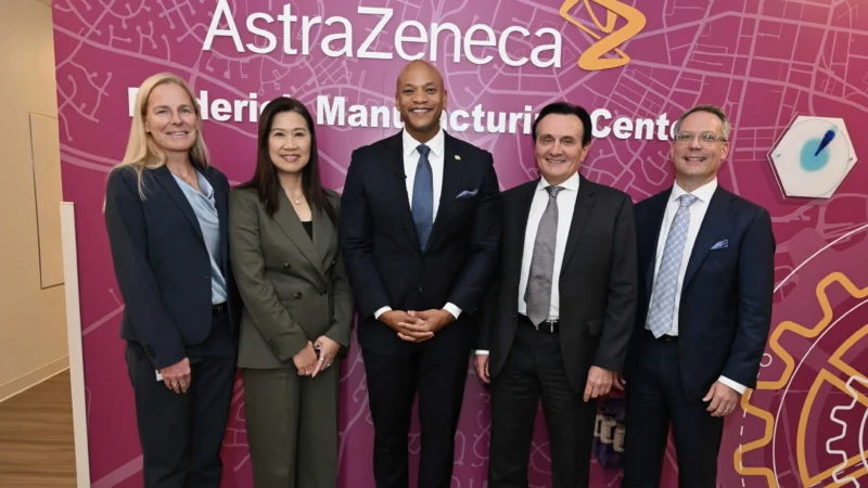 AstraZeneca Plans to Invest $2 Billion to Expand Manufacturing Footprint in Maryland