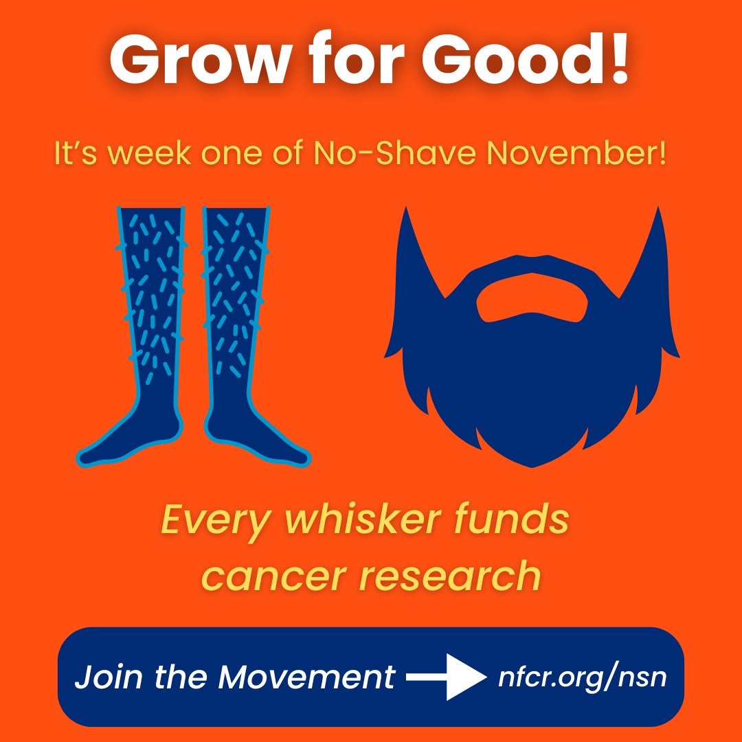 Put Down the Razor and Support Cancer Research During the First Week of No-Shave November – NFCR