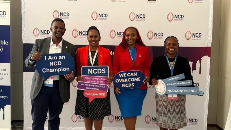 Moderating the ‘Child and Adolescent Health Strategies for NCD Prevention’ Session at Kenya’s 1st National NCD Conference – KENCO