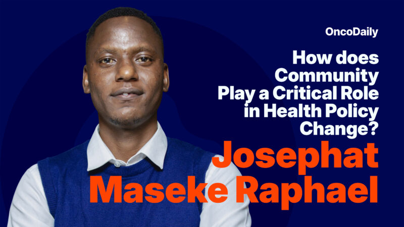 Josephat Maseke Raphael: How does Community Play a Critical Role in Health Policy Change?