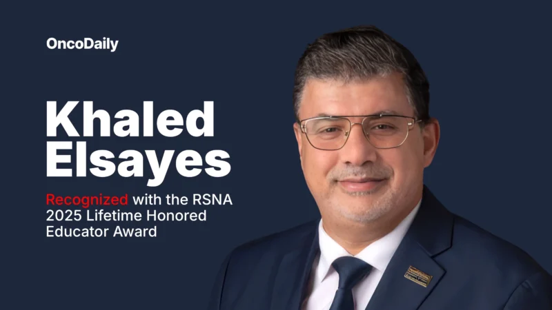 Khaled Elsayes Recognized with the 2025 RSNA Lifetime Honored Educator Award