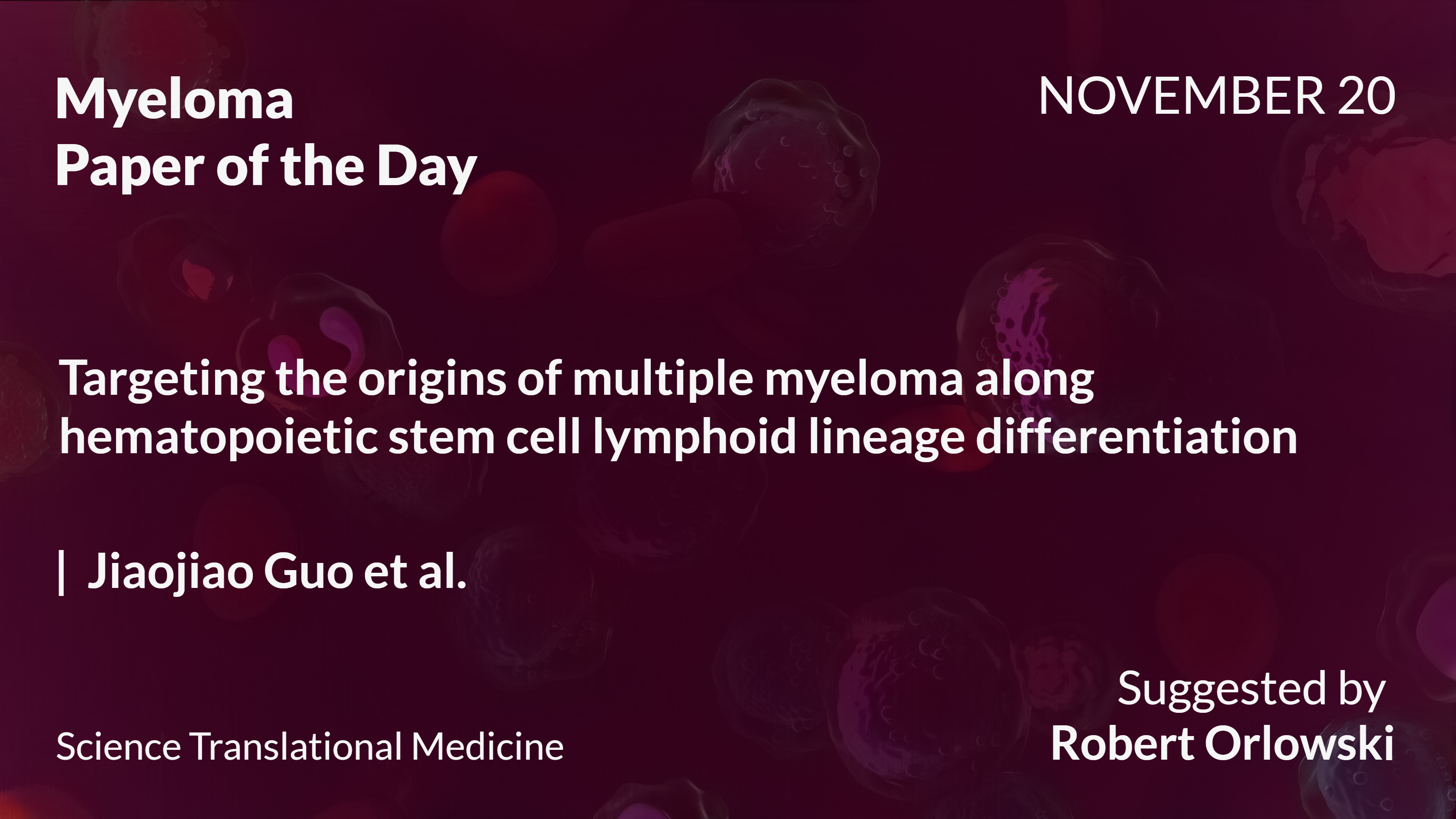 Myeloma Paper of the Day