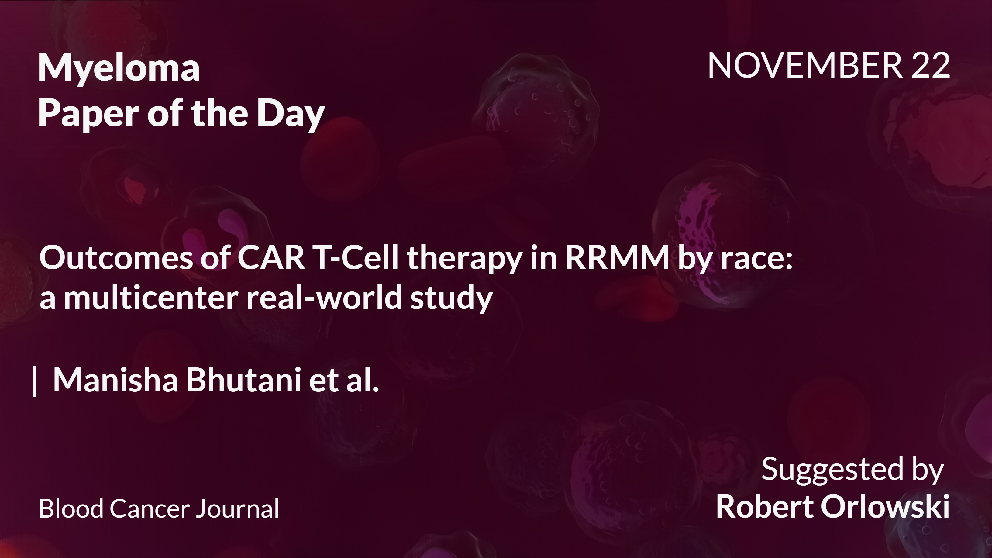 Myeloma Paper of the Day