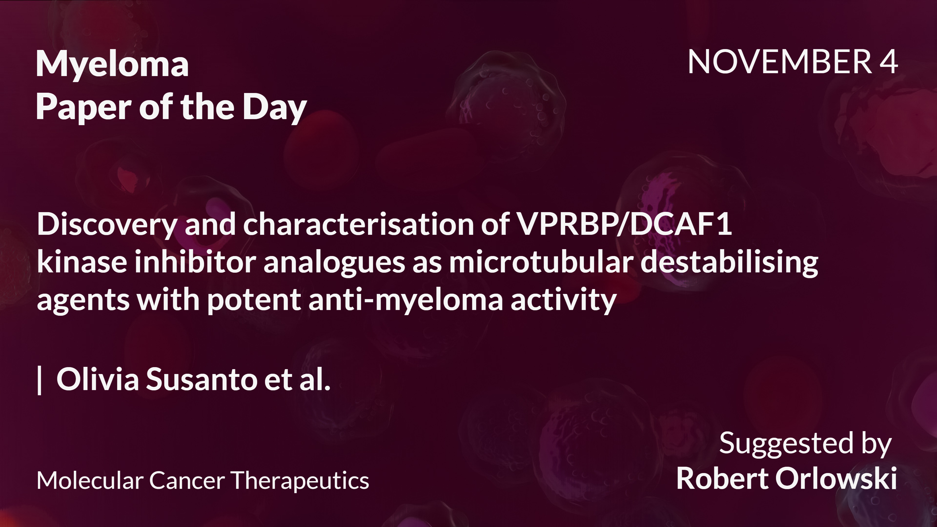 Myeloma Paper of the Day