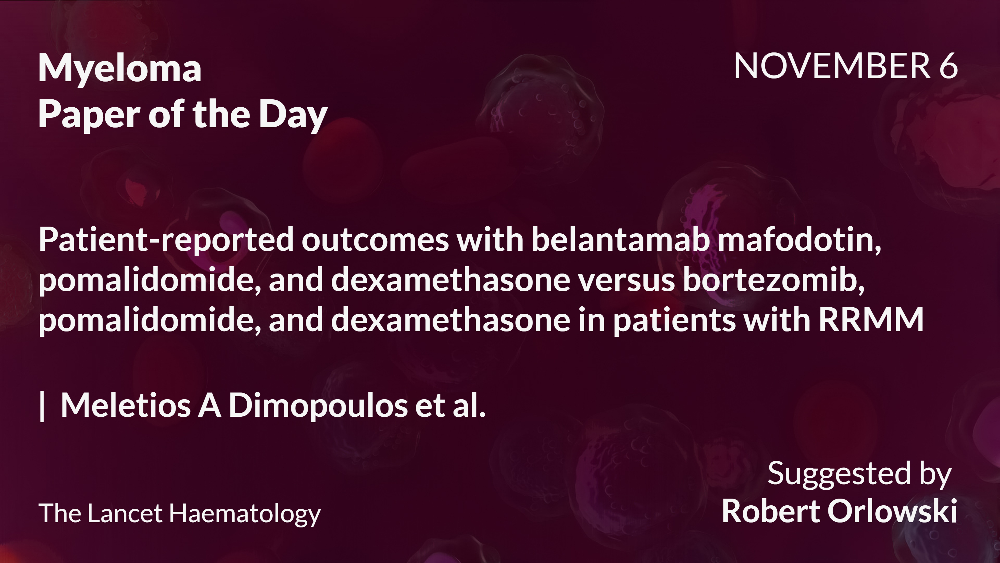 Myeloma Paper of the Day