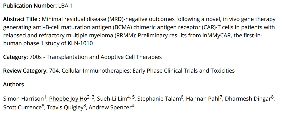 Daniel Auclair: ASH25 Late Breaking Abstracts are Out! 2 Daniel Auclair: ASH25 Late Breaking Abstracts are Out!