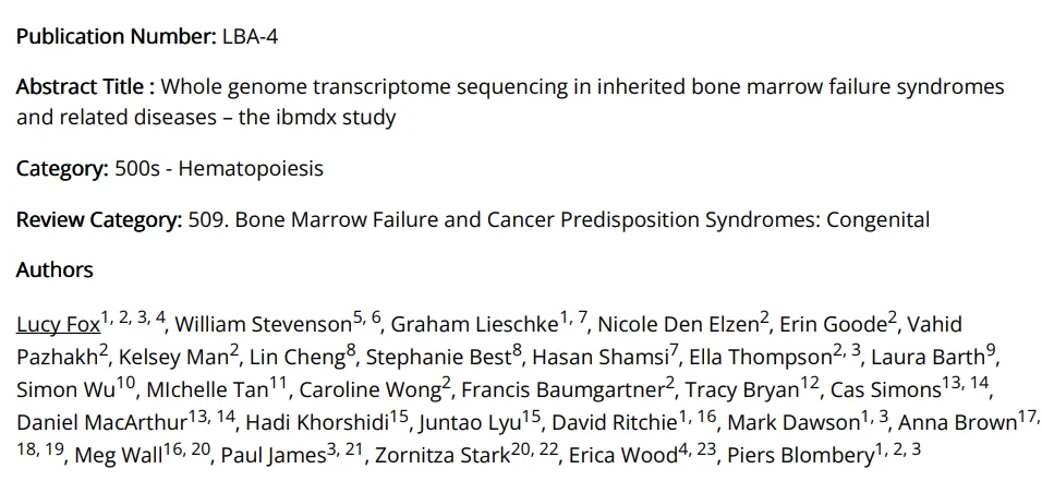 Daniel Auclair: ASH25 Late Breaking Abstracts are Out! 6 Daniel Auclair: ASH25 Late Breaking Abstracts are Out!